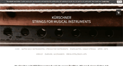 Desktop Screenshot of kuerschner-saiten.de